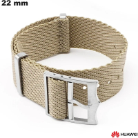 Bracelet de montre intelligente Nylon 22 mm Huawei Beige pas cher