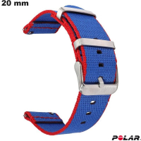 Pulsera 20 mm Azul Polar reloj Tela | Montaje Fácil