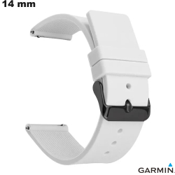 Bracelete Garmin para relógio Badminton Branco 14mm