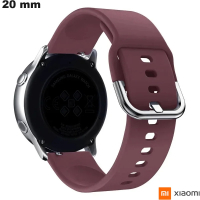 Venta de Pulsera de 20 mm en Violeta para Reloj Deportivo Xiaomi de Silicona