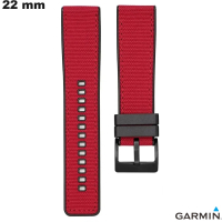 Garmin Armband 22mm Rot Silikon ● Versand in 24h