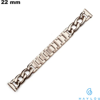 Verkauf Haylou 22mm Silbernes Edelstahlarmband Smartwatch