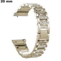 Armband 20mm Goldmetall Uhr - Versand in 24h