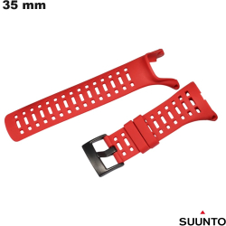 Bracelet 35mm Caoutchouc pour montre Suunto Rouge
