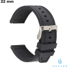 Verkauf von 22 mm Silikon Schwarz Haylou Smartwatch-Armband