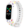 Acheter Bracelet Oppo Blanc de montre intelligente Caoutchouc