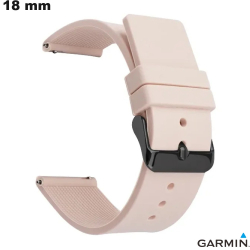 Bracelet 18mm de montre intelligente Garmin Rose