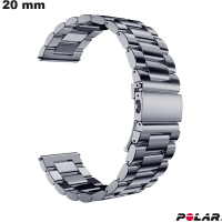 Bracelet Métal 20mm Gris Polar montre Oyster