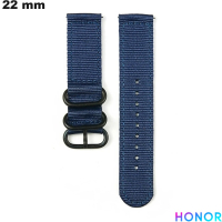 Armband Zulu Nylon Honor 22 mm Blauw - Snelle Verzending