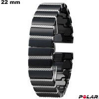 Sale of 22 mm Black Ceramic Polar Bracelet for Watch