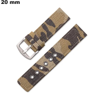 Brown 20 mm Nylon Watch Strap | Free Shipping on Orders Over €20