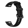 Armband 17 mm Uhr Schwarz Gummi Honor ● Versand in 24h