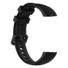 Armband 17 mm Uhr Schwarz Gummi Honor ● Versand in 24h