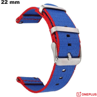 Armband Blau OnePlus Uhr 22 mm Nylon \ Premium-Qualität