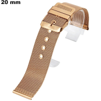 Armband Edelstahl 20 mm Roségold Luxuriöse Qualitätsuhr
