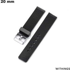 Verkauf von schwarzem Polycarbonat-Uhrenarmband 20 mm Withings