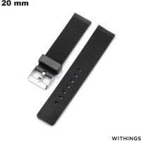 Verkauf von schwarzem Polycarbonat-Uhrenarmband 20 mm Withings