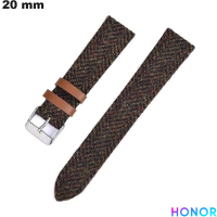 Smartwatch-Armband 20 mm Kunstleder Honor Braun kaufen