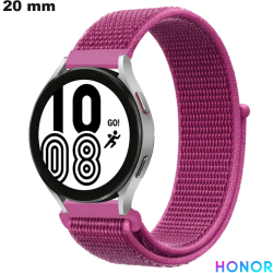 Bracciale Rosa Honor smartwatch 20mm Tessuto Velcro