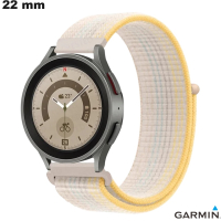 Pulsera Garmin Blanca de reloj inteligente Nylon de 22 mm de calidad