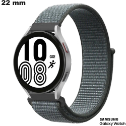 Bracciale in tessuto 22mm Grigio Samsung