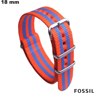 Armbanduhr Orange Fossil 18 mm Smartwatch Armband kaufen