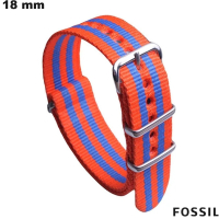 Armbanduhr Orange Fossil 18 mm Smartwatch Armband kaufen