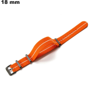 Bracelet Tissu Orange de montre 18mm