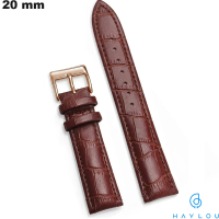 Haylou Armband Braun 20 mm Smartwatch aus echtem Leder kaufen