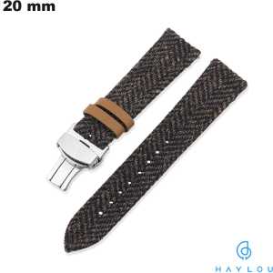 Vente Bracelet de smartwatch Marrón Haylou Cuero auténtico 20mm Vente Bracelet de smartwatch Marrón Haylou Cuero auténtico 20mm