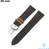Verkauf von Smartwatch-Armband Braun Haylou Echtes Leder 20mm