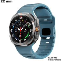 Armband Sport Laufen Samsung 22mm Blau Gummi günstig