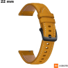 Comprar Pulsera de reloj inteligente de Cuero genuino Amarilla