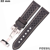 Echtes Lederarmband Fossil Smartwatch Racing günstig