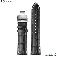 Comprar pulsera Garmin negra reloj inteligente de cuero auténtico