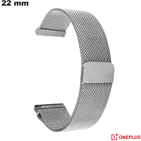 Armband OnePlus Silber Edelstahl 22 mm von hoher Qualität