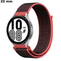 Pulseira de relógio 22mm Nylon Preto  ●  Envio em 24h