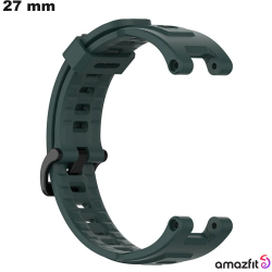 Bracelet 27 mm montre Amazfit Caoutchouc Vert