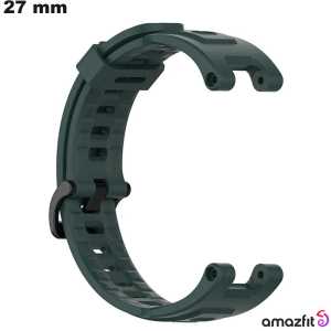 Bracelet 27 mm montre Amazfit Caoutchouc Vert