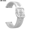 Bracciale 20mm Bianco per orologio in Silicone: Port a 3,99€