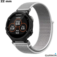 Grauem Armband Garmin Uhr 22mm Gewebe | Schneller Versand