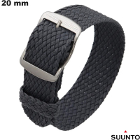 Armband 20mm Suunto für Uhr Grau Stoff: Schnelle Lieferung