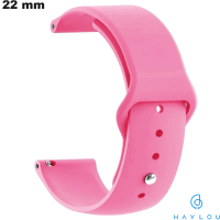 Comprar Pulsera Haylou de Caucho reloj inteligente Rosa 22mm