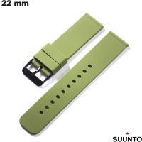 Bracelet Suunto montre Silicone 22 mm Vert / Livraison Gratuite