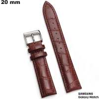 Echten Lederarmband kaufen für Samsung Uhr 20mm Braun