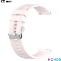 Armband 22 mm Rose Smartwatch Caoutchouc Honor \ Einfache Montage