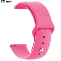 Bracciale per orologio in caucciù 22mm Rosa \ Spedizione gratuita oltre 20€