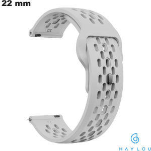 Armband Grau Haylou Gummi 22 mm Smartwatch günstig