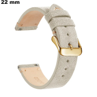 Beige Genuine Leather Watch Strap # Best Price