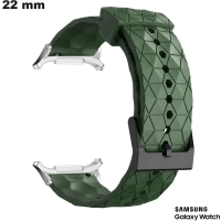 Pulsera 22mm reloj inteligente Verde Caucho Samsung barato